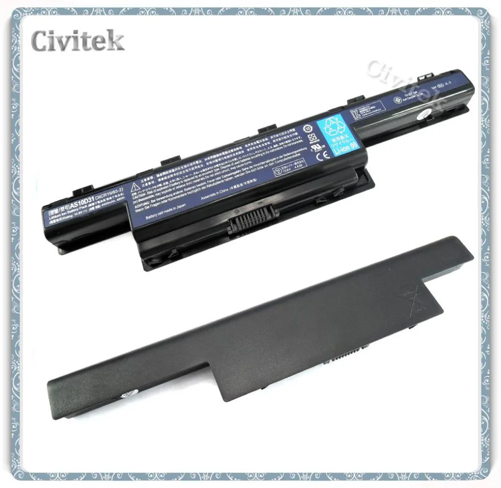 Аккумулятор для ноутбука acer Aspire V3 5741 5742 5750 5551G 5560G 5741G 5742G 5750G AS10D31 AS10D51 AS10D61 AS10D71 AS10D75 AS10D81