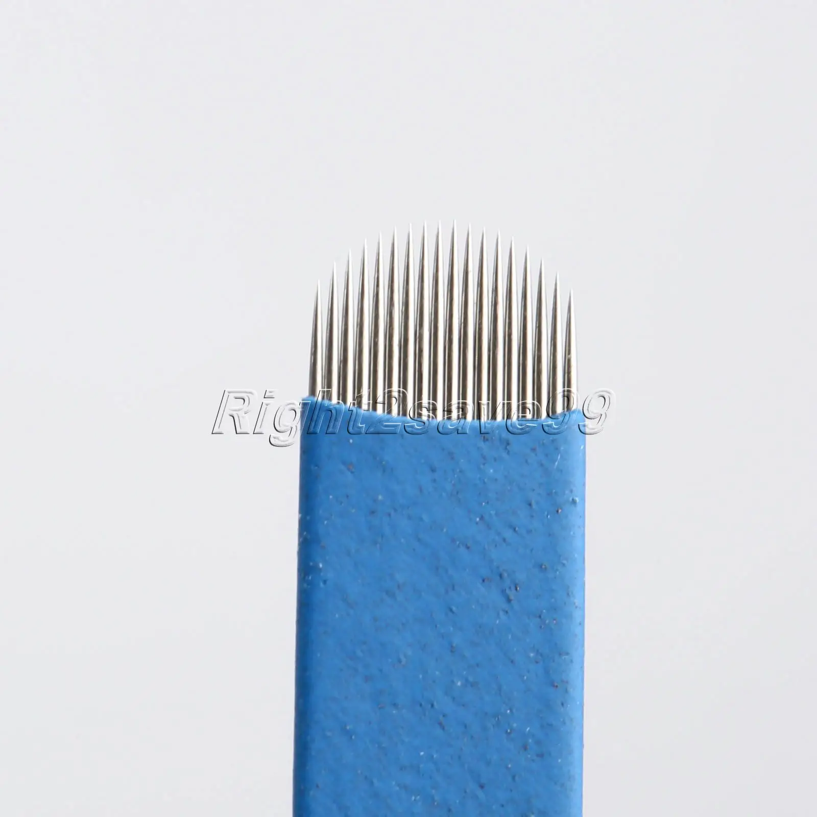 

10PCS U Shape 3D Embroidery Manual Eyebrow Tattoo Pen Blade 18 pin Needles For 3D Permanent Makeup Eyebrow Microblading