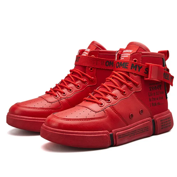 Лидер продаж Для мужчин Скейтбординг теплые ботинки с высокими берцами дышащая