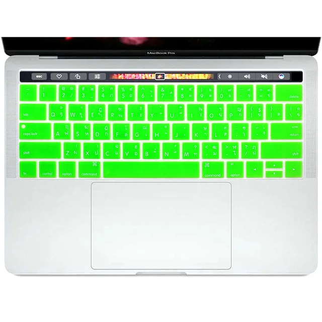 Тайский чехол для Apple New Macbook Pro 13 3 дюйма A1706 и 15 4 A1707 с сенсорной панелью США Тайланд