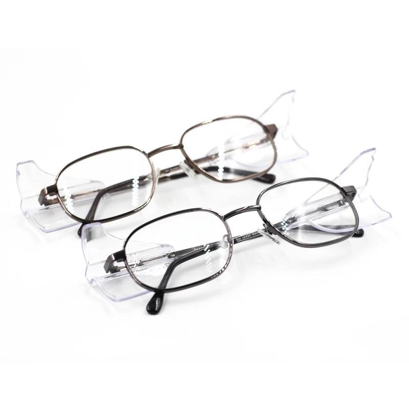 

Laura Fairy Protection Men Safety Glasses Solid Color Rectangle Shape Stainless Steel Glasses Frame for Men