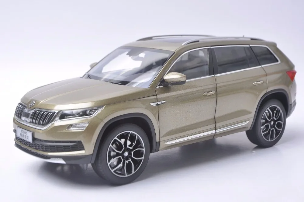 1:18 литая модель для Skoda Kodiaq золото SUV сплав игрушка автомобиль миниатюрная коллекция подарки