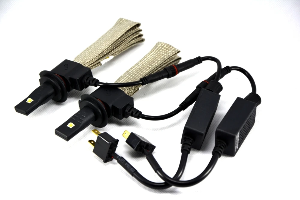 1 компл. H7 40 Вт 5000LM G5 светодиодные фары Тонкий Conversion Kit безвентиляторный lumiled luxeon MZ