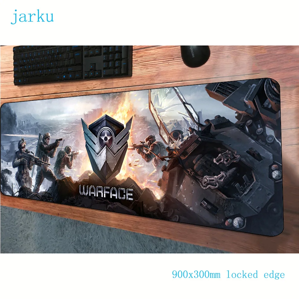 Коврик для мыши warface распродажа компьютерный геймерский коврик 900x300x3 мм padmouse locrkand