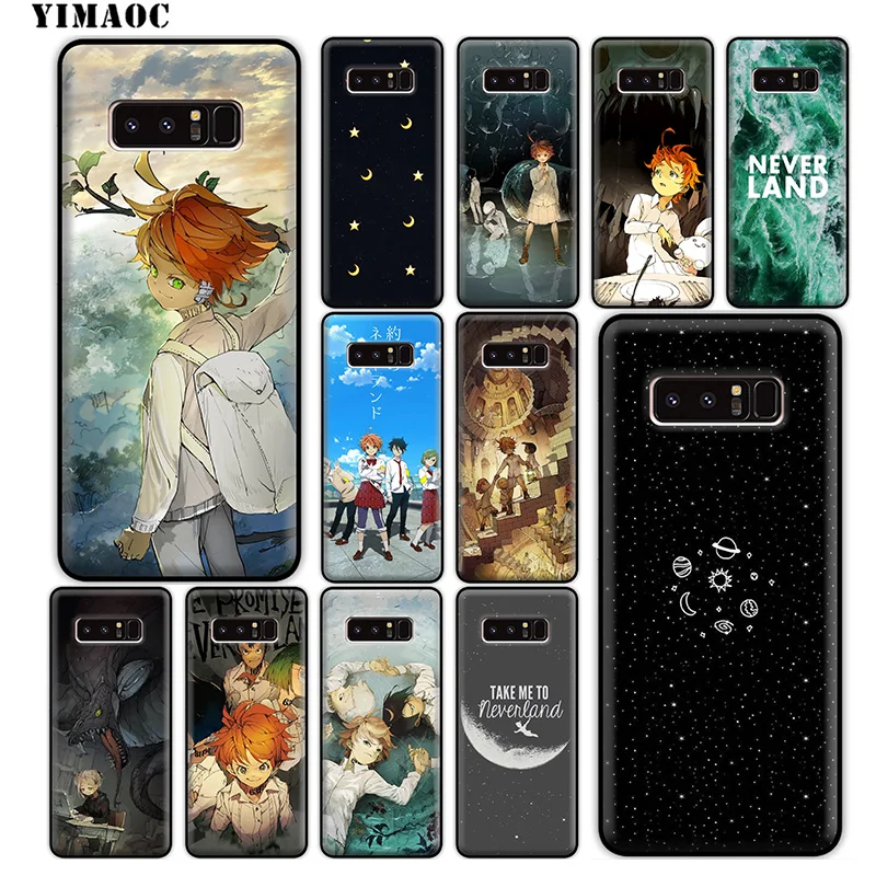 YIMAOC The Promised Neverland Anime Soft Silicone Case for Samsung Galaxy Note 10 Plus 9 8 A9 A8 A6 2018 A5 A3 2017 2016 |