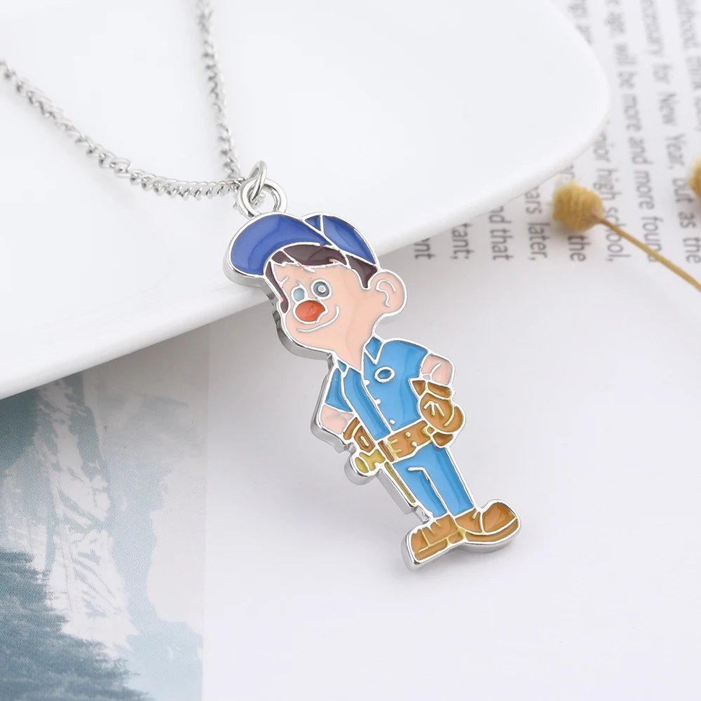 Новые Аниме Wreck It Ральф Феликс Vanellope Necklac милый мультфильм рисунок эмаль