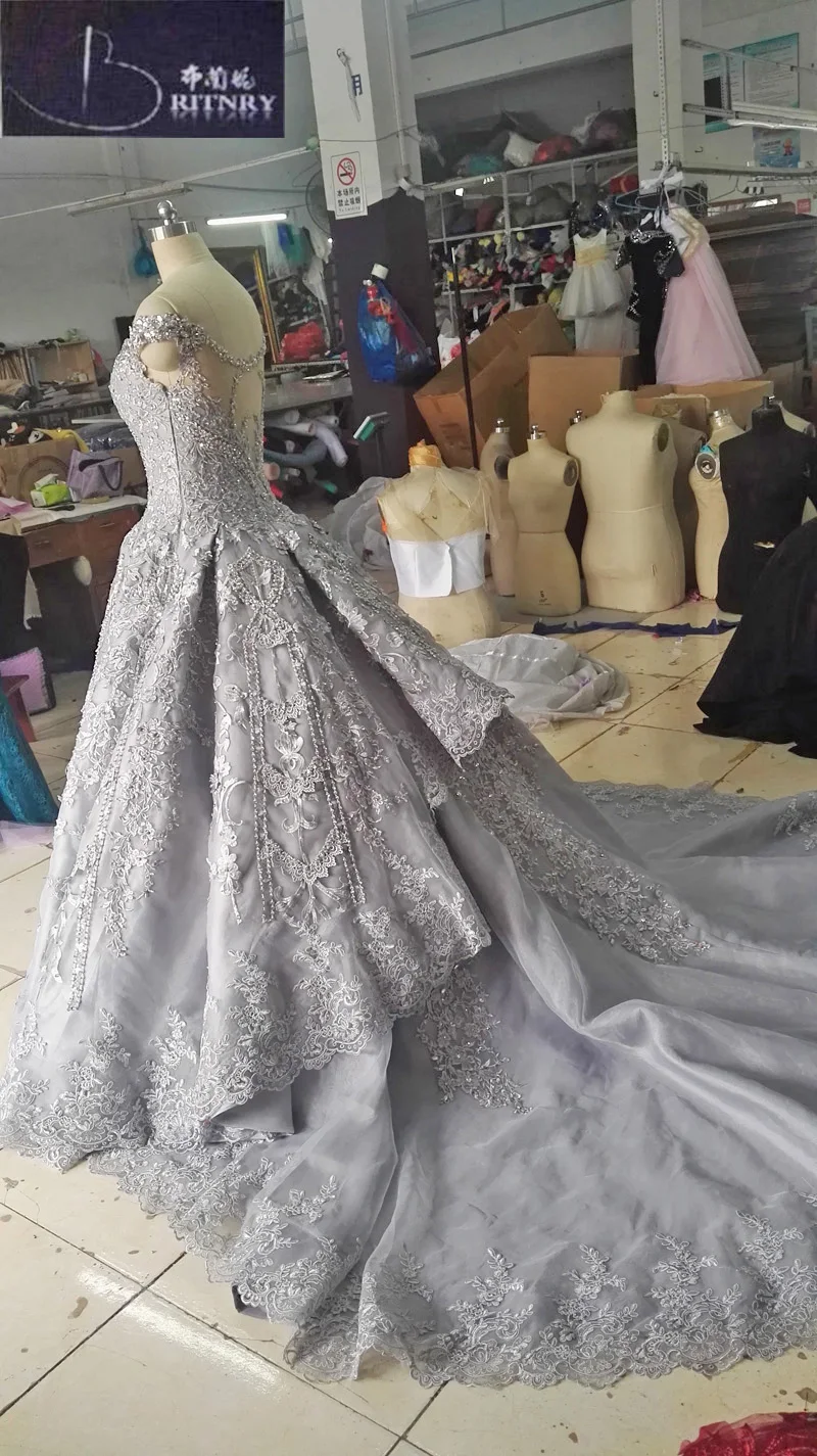 2018 New Arrival Wedding Dress Luxury Princess Long Train Bride Sweetheart Ball Gown Lace | Свадьбы и торжества
