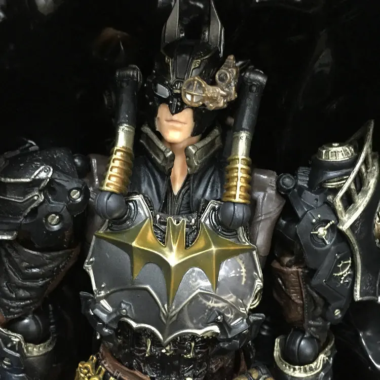 Бэтмен Play Arts KAI, экшн-фигурка ПВХ игрушки 260 мм аниме фильм модель стимпанк летучая мышь человек Кай-плей арт