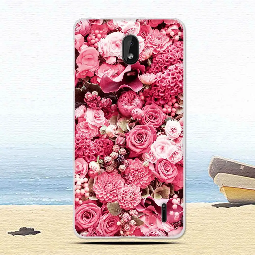 30 Случай для Nokia 1 Plus с цветочным рисунком, Мягкий Силиконовый ТПУ защитный чехол для Nokia 1 Plus, чехол для телефона s Capa Fundas - Цвет: 30