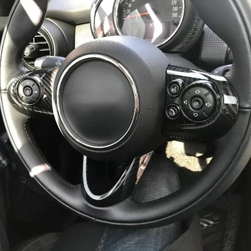 3 шт. многофункциональное рулевое колесо из углеродного волокна для Mini Cooper F54 F55 F56