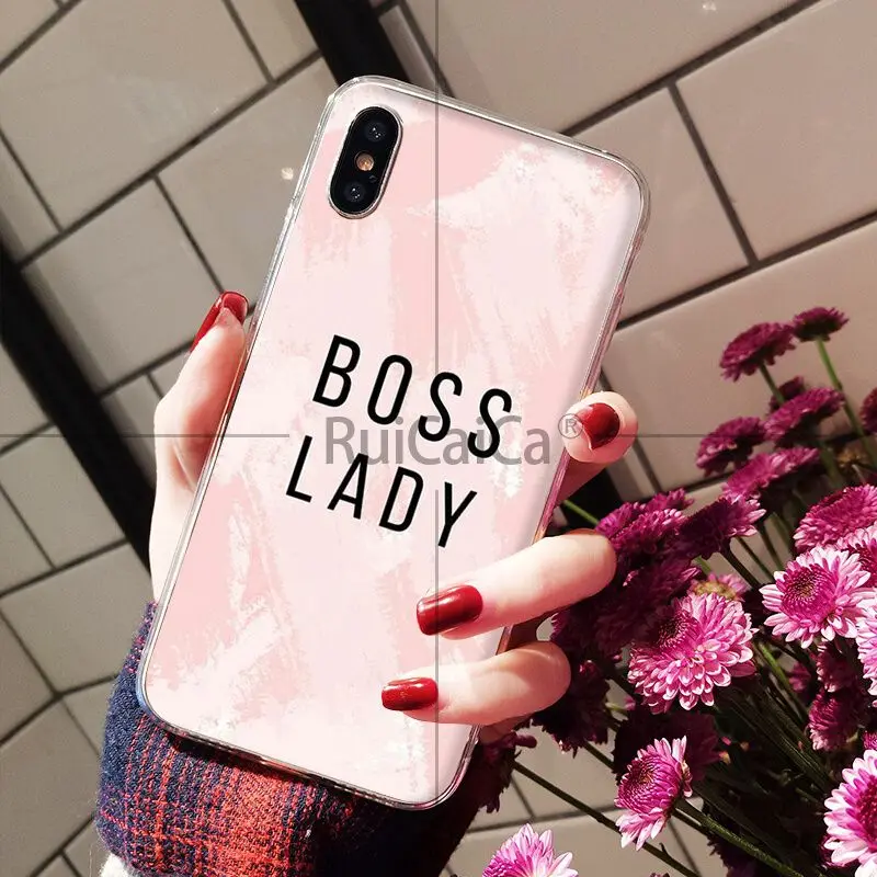 Ruicaica boss King queen Роскошный Уникальный Дизайн чехол для телефона Apple iPhone 8 7 6 6S Plus X XS MAX