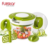 quick pull string food spiral slicer powerful manual hand held choppermixerblender for kitchen tool