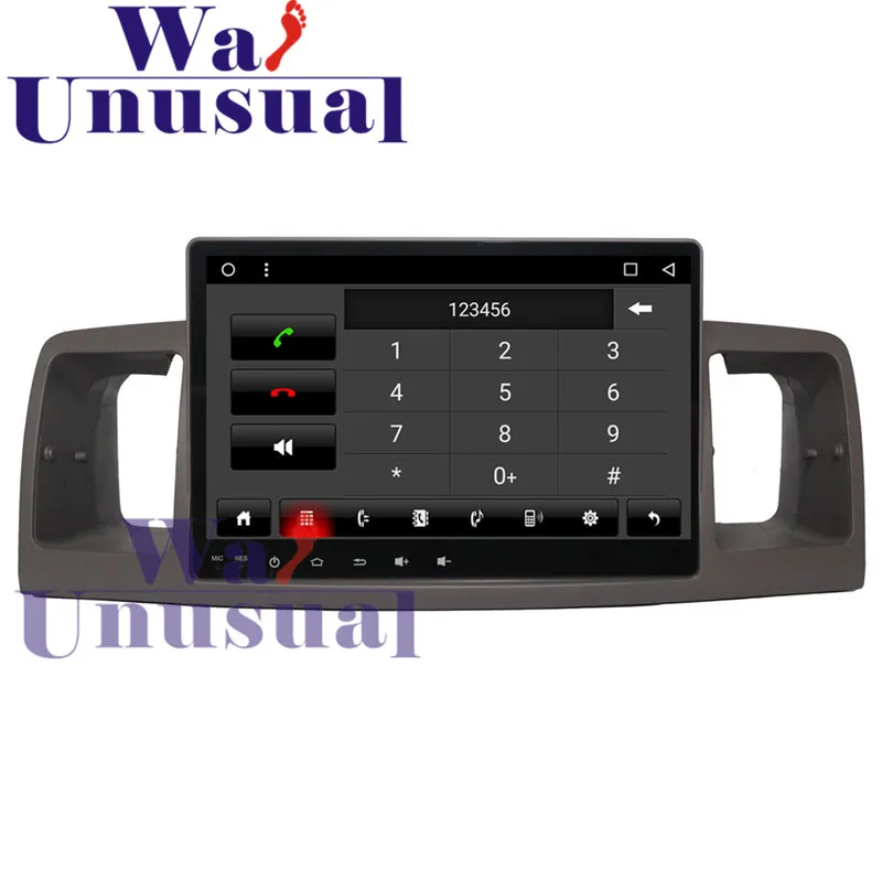 Wanобычно 9 &quotВосьмиядерный 32G 2G RAM Android 7 1 GPS навигация для Toyota Corolla EX 2007 2008 2009 2010 2011