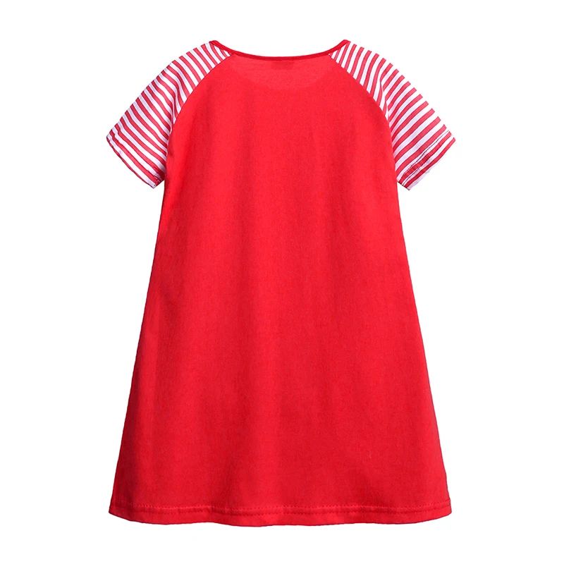 Новинка 2021 модное платье для маленькой девочки повседневное летнее Хлопковое с