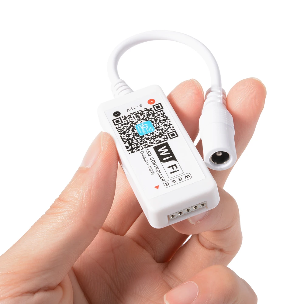 BLYN светодиодный контроллер Wi-Fi RGBW RGB RF ИК Панель дистанционного DC12/24 V Звук музыки