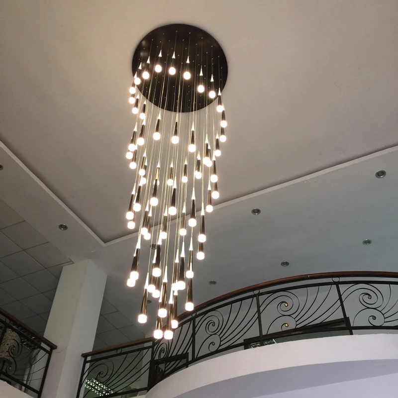 買取 照明器具ぶら下げランプコードモダンペンダントライトled階段照明スパイラルペンダント照明器具通路廊下ぶら下げ