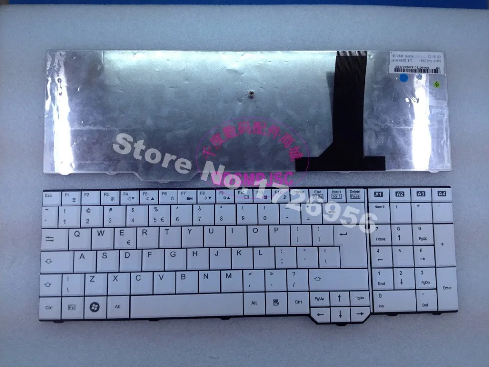Оригинальная новая белая клавиатура для ноутбука в Великобритании Fujitsu Amilo XA3520