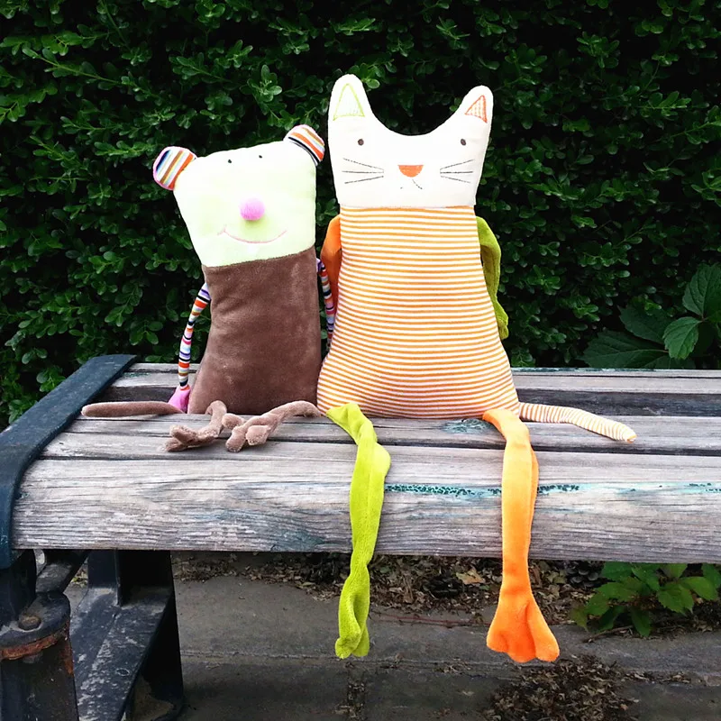 Biwan плюшевые игрушки с разноцветными животными 56 см кошка новая детская игрушка