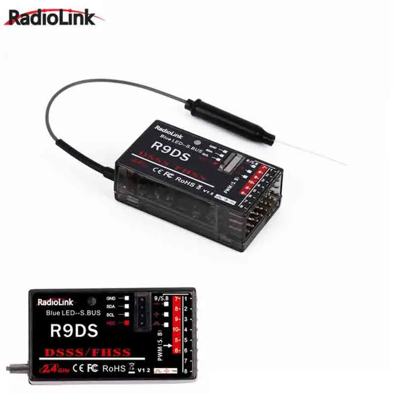 RadioLink AT9-R9DS R9DS 2 4 GHz 9CH приемник DSSS для передатчика AT9 AT10 | Игрушки и хобби