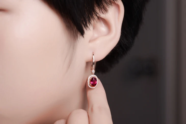 Серьги ZOCAI из 18-каратного белого золота с сертификатом 1 5 карата серьги-подвески