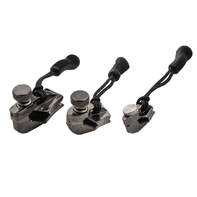 Black Nickel 3 Sizes AceCamp Fixnzip комплект для ремонта молнии Съемник замена никель Fix установка для шитья куртки с капюшоном инструмент одежда мешок Винт слайдер - Цвет: Black Nickel 3 Sizes