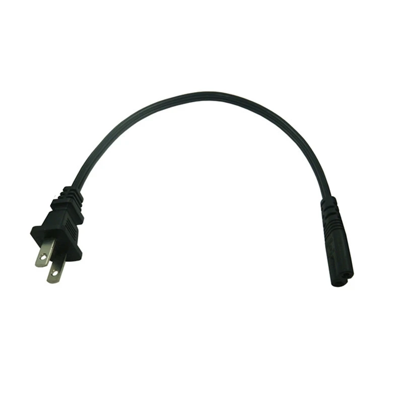 Американский NEMA 1-15P 2-контактный штекер к IEC 320 C7 портативный шнур питания для