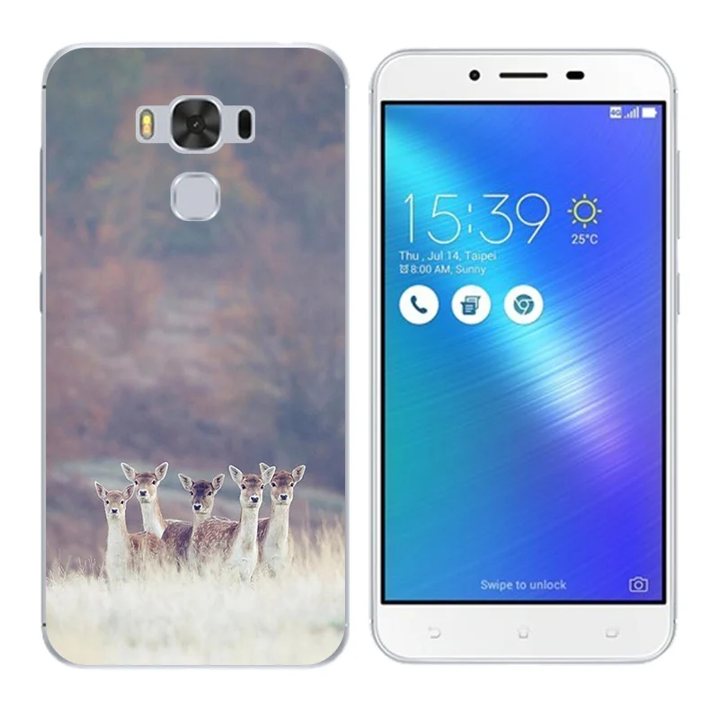 Case for ASUS Zenfone 3 Max ZC553KL Cover Billow Printing Soft Silicone Bags Fundas zc553kl Phone Cases |