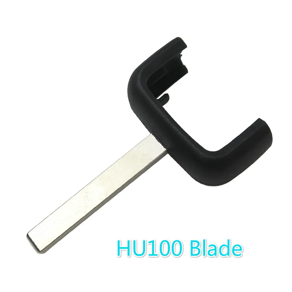 HU100 Blade Брелок для ключей KEYYOU с дистанционным управлением чехол для Vauxhall Opel Vectra Astra Zafira для Chevrolet ключ с лезвием HU46/YM28/HU43/HU100 - Количество кнопок: HU100 Blade