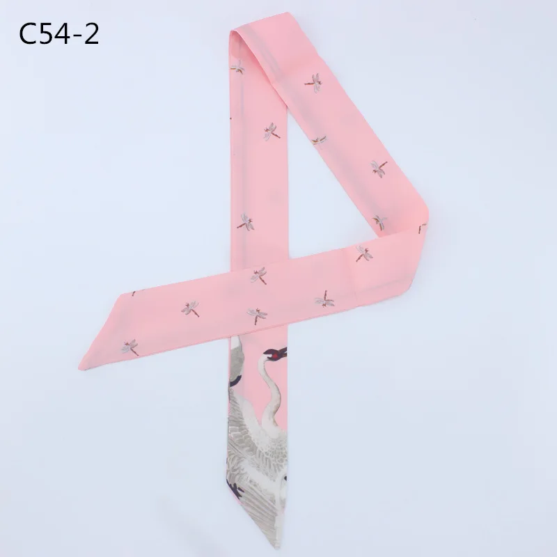 Новый дизайн саржевый Шелковый маленький женский модный головной шарф с принтом