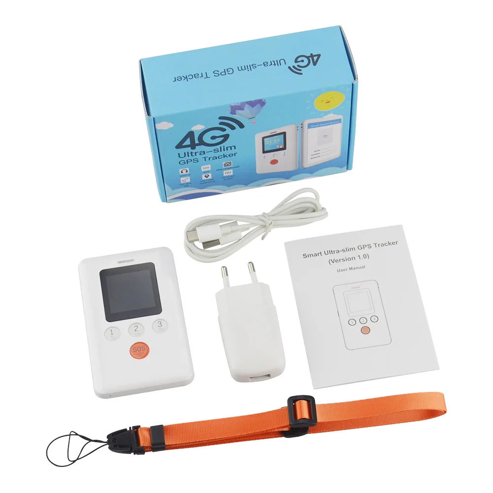 5 шт. 1 54 дюймовый сенсорный экран 4G Портативный GPS трекер GK310 с ремешком для детей