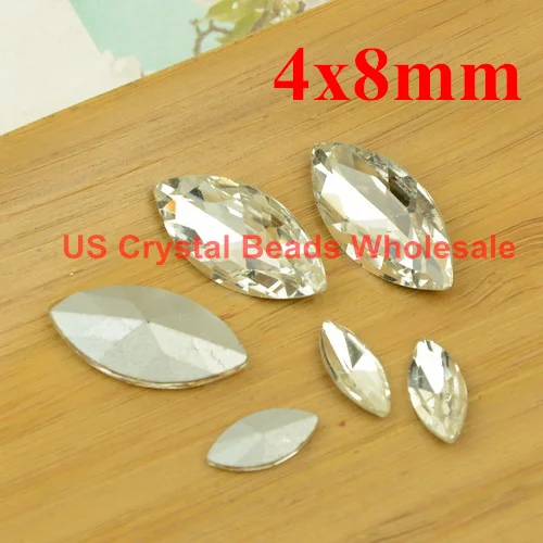 

Бесплатная доставка! Оптовая продажа 150 шт./лот AAA высшее качество 4x8 мм Маркиза Кристалл Необычные камни кристально чистый цвет F1201