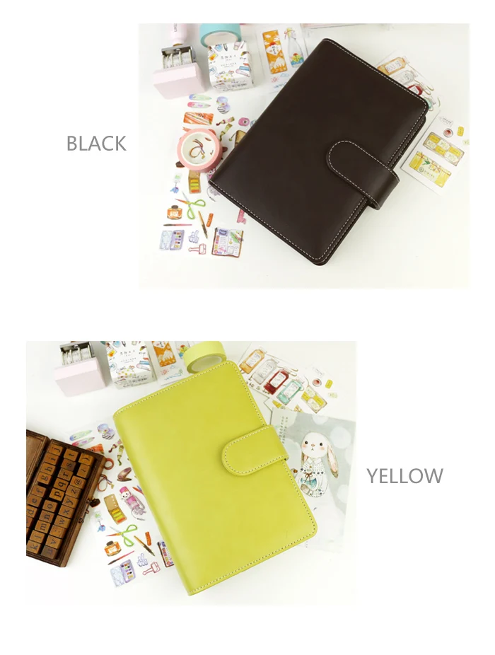 MyPretties спокойной Binder Тетрадь a5 a6 планировщик Журнал Повестка DIY ретро Организатор школьные канцелярские
