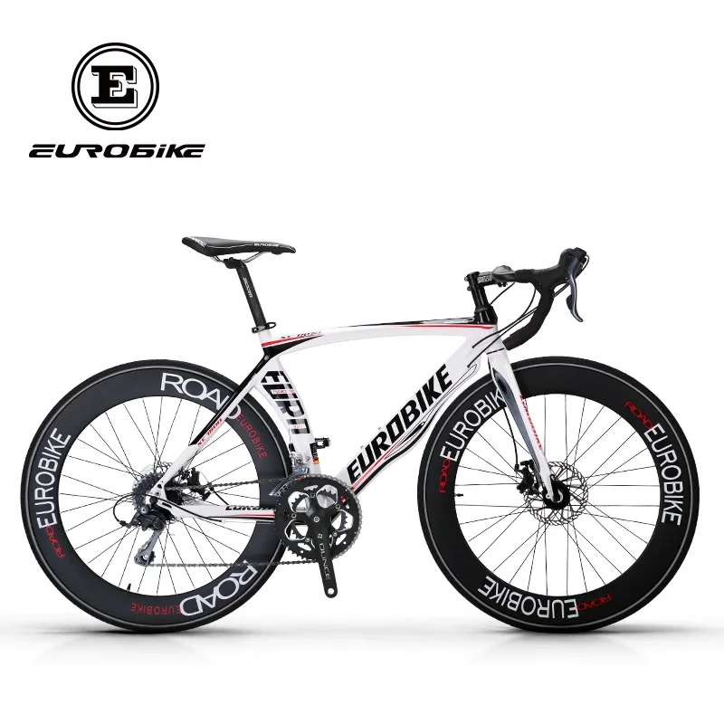 EUROBIKE дорожные велосипеды с алюминиевой рамой Shimano 16 скоростей 700C дюймовые