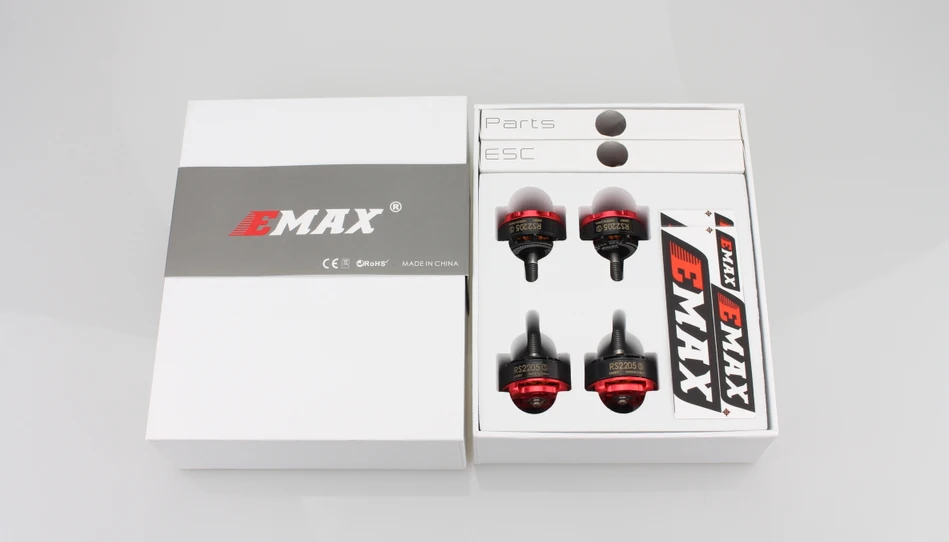 EMAX бесщеточный двигатель RS2205 2300KV/2600KV Lightning 30A ESC FPV через силовой костюм 4 шт. CW + E |