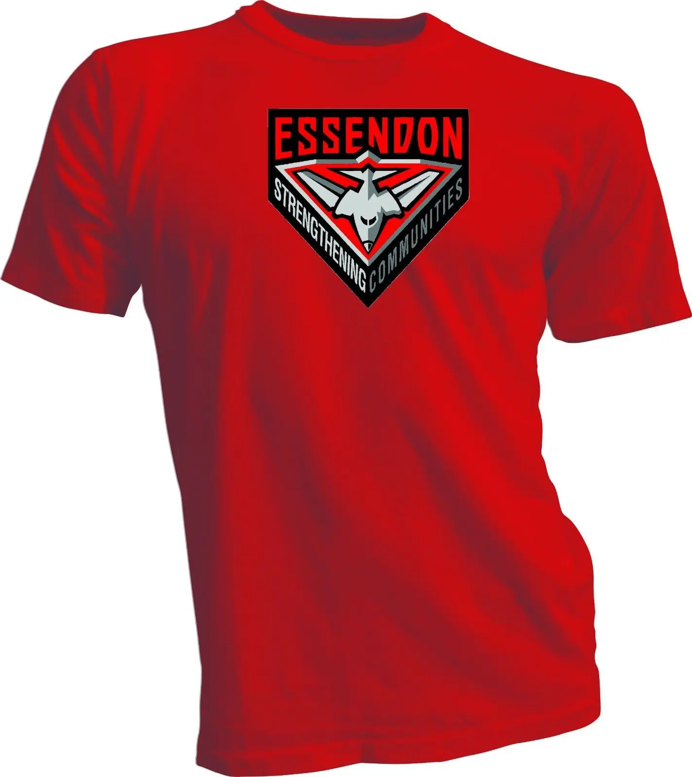 Essendon бомберы Австралийский Футбол Клуб Мужская футболка Новый Классический