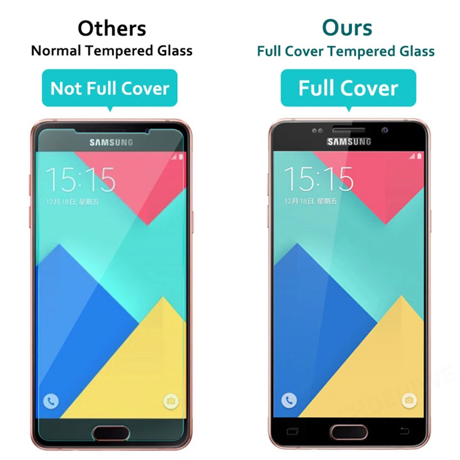 Защитное закаленное стекло для Samsung Galaxy A8 2018 Защита экрана smsung A6 A5 A7 J2 J3 J4 J6 J7 J8 9h |