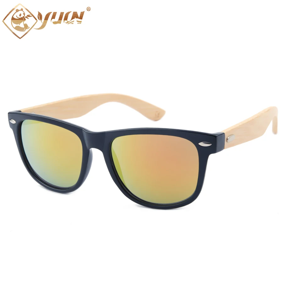 Brand Original Design plastical+Bamboo Natural Wooden Handmade Sunglasses Men Polarized Eyewear Sun Glasses For Women | Аксессуары для