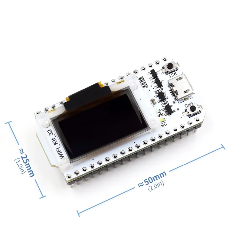 ESP32 Bluetooth WIFI комплект синий OLED 0 96 дюймовый дисплей модуль CP2102 32M Flash 3 V 7V интернет