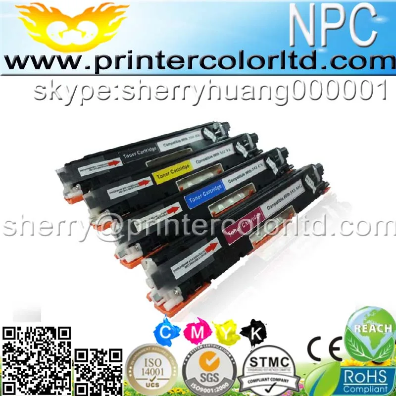 CF350A CF351A CF352A CF353A тонер картридж совместимый для hp m177fw m176n m176 130A цветной s|Картриджи