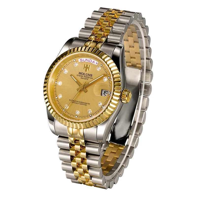 Часы наручные мужские автоматические классические водонепроницаемые брендовые