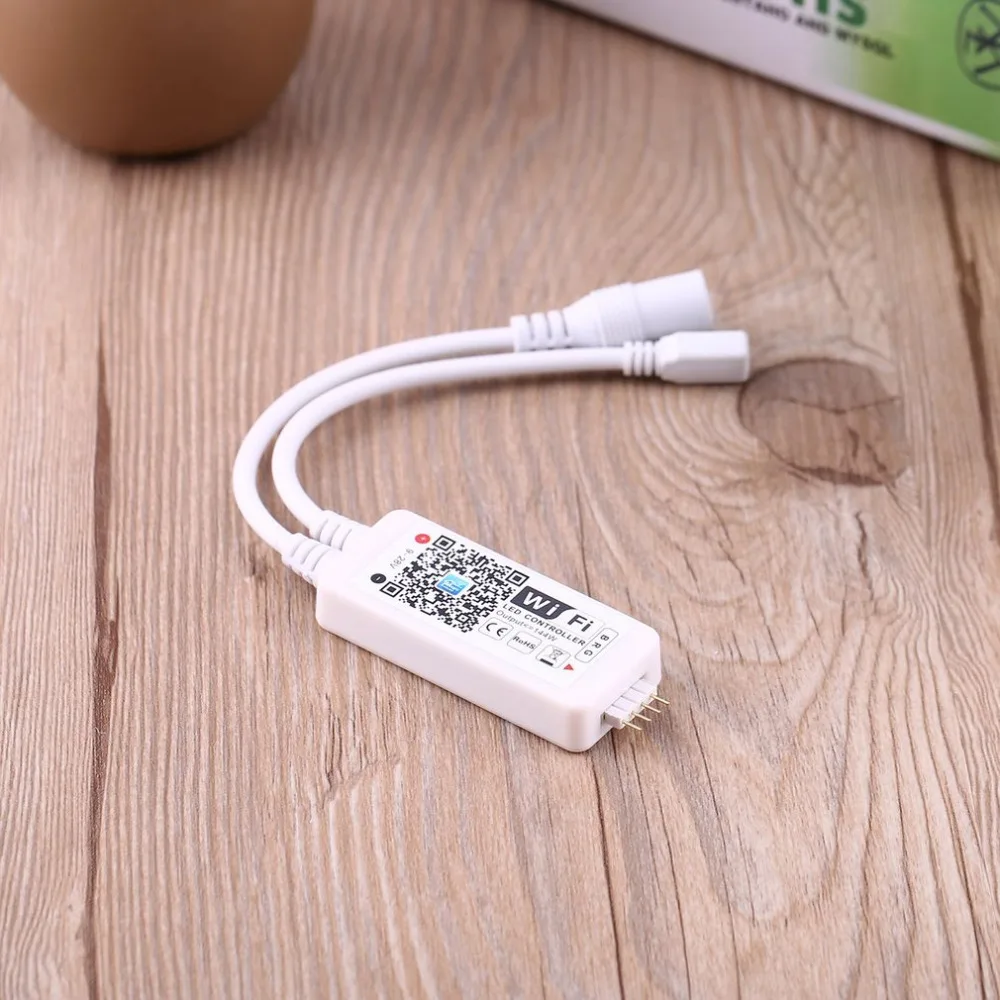 Мини RGB светодиодный контроллер Wi Fi DC 9 28 в 144 Вт wifi + ИК 21 клавиши пульт