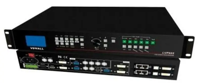 2 канала можно настроить для подключения внешнего стерео аудио плюс DVI/HDMI/NOT SDI аудио LIGHTALL LVP615 светодиодный видеопроцессор