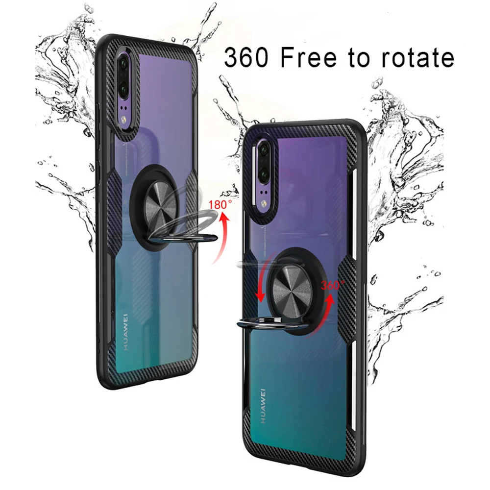 Гибридный чехол для huawei P30 Pro P30Pro 360 металлический магнитный держатель кольца с