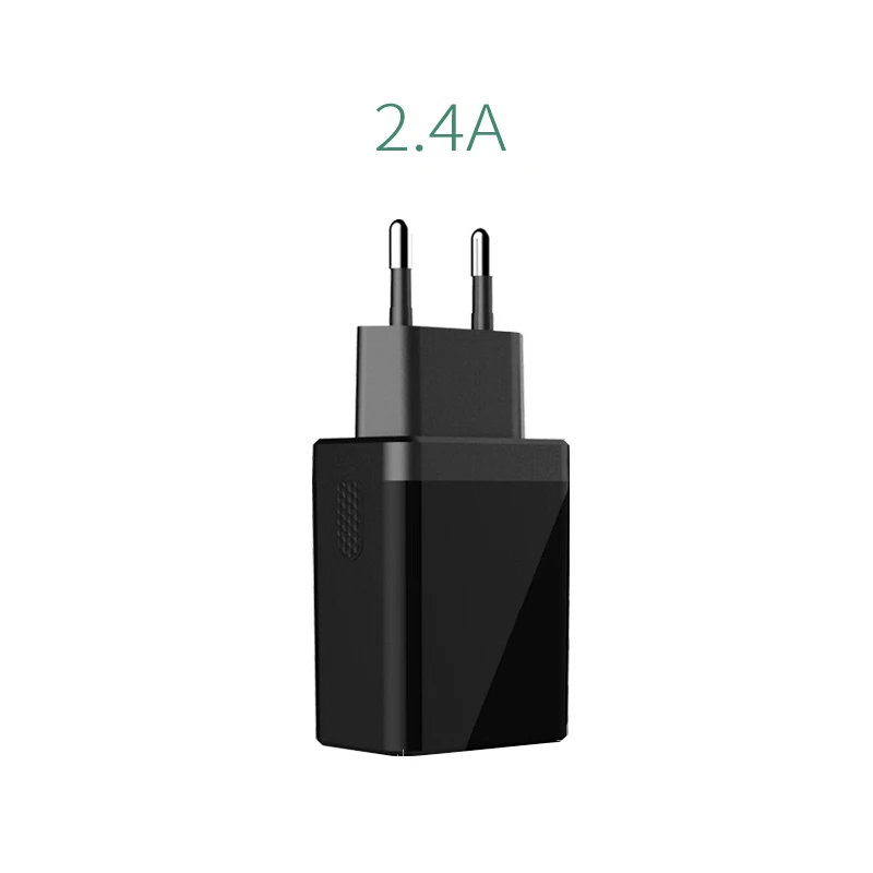 Для iphone Eu зарядное устройство 2.4A Usb настенное для huawei samsung Dual USB быстрое адаптер