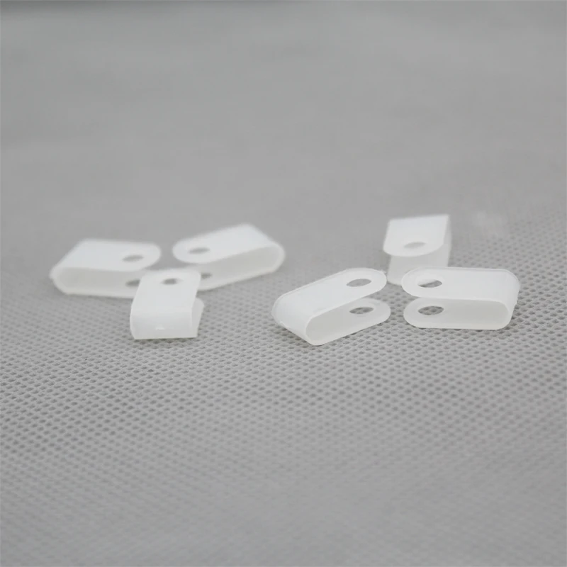 

Plastic R type Wire Holder 3.3mm 1/8" Cable Clamp For Electric Project