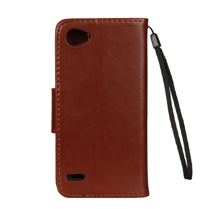 Coque модные флип чехол для LG Q6 Q6a M700N M700A искусственная кожа + силикон бумажник