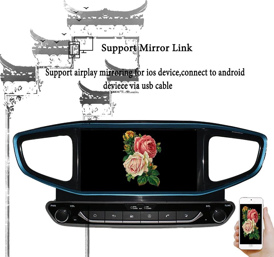 8 ''HD 4G Ram Android 9 0 автомобильное радио аудио gps nav экран 3/4g wifi Лента медиа для Hyundai