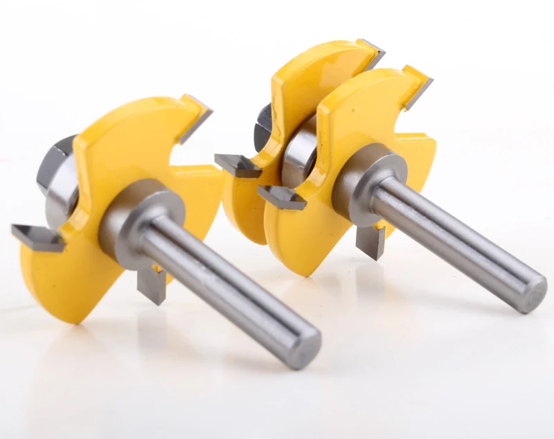 2 шт. 8 мм хвостовик высокое качество шиповник и паз Комплект фрез 3/4 дюйма в