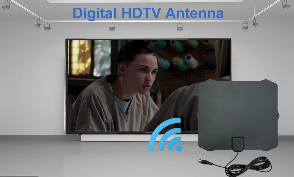 ТВ антенна антена Крытый Цифровой Открытый hdtv hqclear рецептор внешний усилитель DVB-T2 dtv dvb t2 tv-4k сигнал para