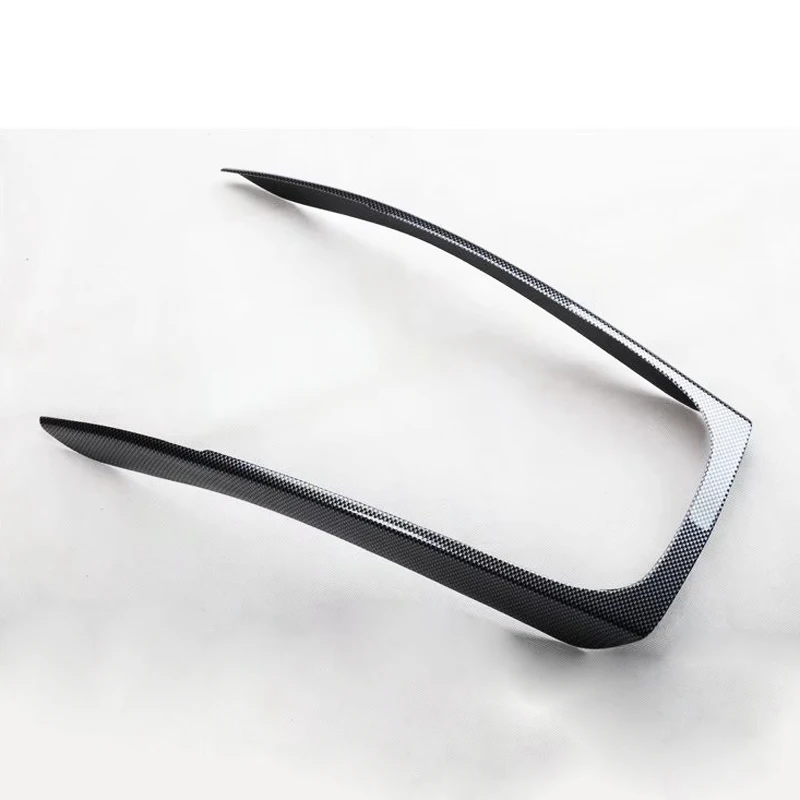 Gear Shift Frame TOMEFON пластиковая карбоновая краска Передняя передача Шиф Панель рамка оконный переключатель ручка отделка внутренние части для Audi A4L 2009 - Название цвета: Gear Shift Frame